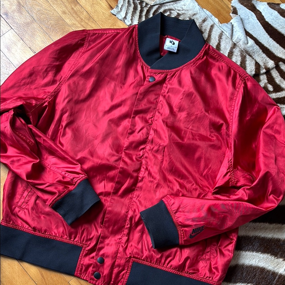 Nike Men's Red Bomber Jacket
